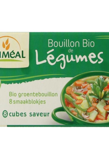 Primeal Groentebouillon blokjes 9 gram bio (8 Stuks)