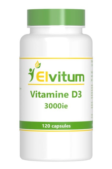 Elvitaal/elvitum Vitamine D3 3000IE/75mcg (120 Capsules)