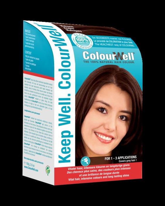 Colourwell 100% Natuurlijke haarkleur mahonie (100 Gram)