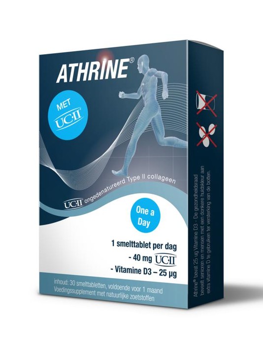 Athrine UC-II en Vitamine D3 (30 Tabletten)