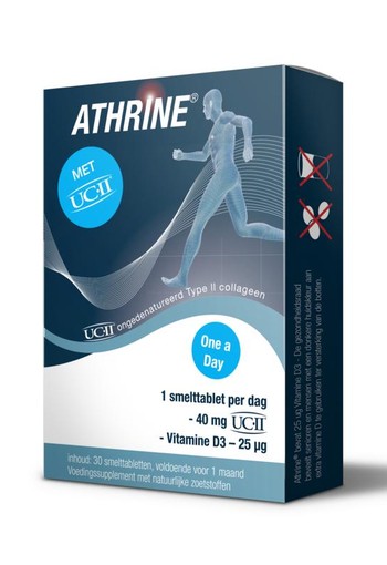 Athrine UC-II en Vitamine D3 (30 Tabletten)