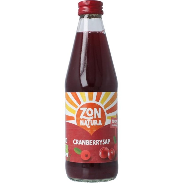 Zonnatura Cranberrysap puur bio (330 Milliliter)