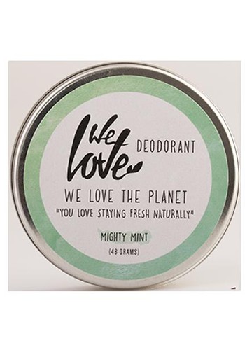 We Love The planet 100% natural deodorant mighty mint (48 Gram)