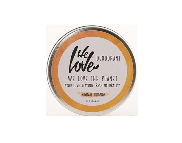 We Love The planet 100% natural deodorant original orange (48 Gram)