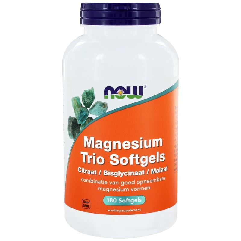 NOW Magnesium trio softgels)