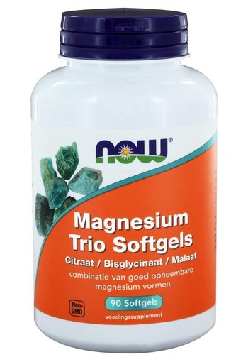NOW Magnesium trio softgels (90 Softgels)