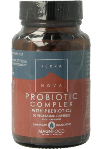 Terranova Probiotic complex with prebiotics (50 Vegetarische capsules)