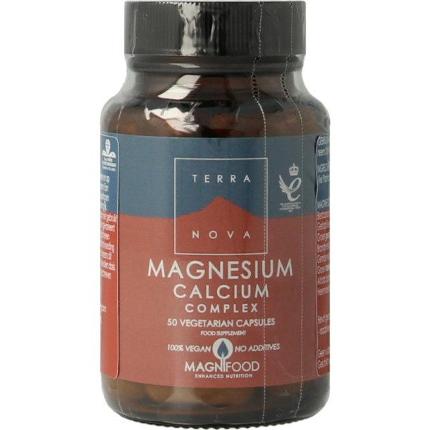 Terranova Magnesium calcium 2:1 complex (50 Vegetarische capsules)