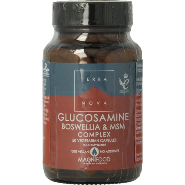 Terranova Glucosamine boswellia & MSM complex (50 Vegetarische capsules)