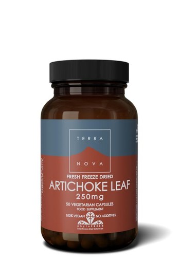 Terranova Artisjokblad 250mg (50 Vegetarische capsules)