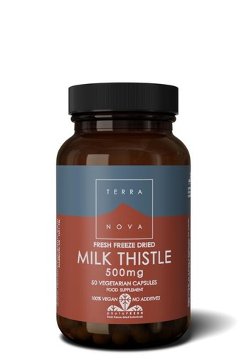 Terranova Milk thistle 500mg (50 Vegetarische capsules)