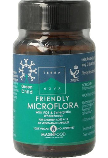 Terranova Green child friendly microflora (50 Vegetarische capsules)