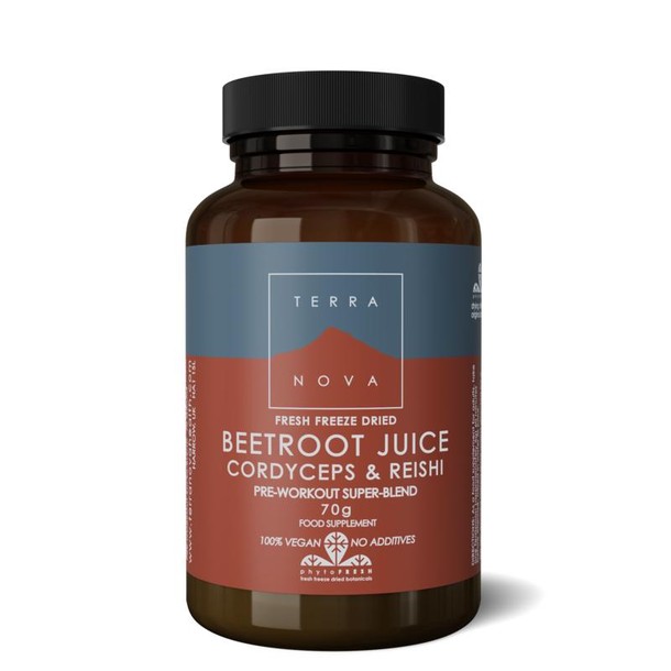 Terranova Beetroot juice cordyceps reishi (70 Gram)