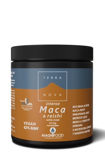 Terranova Intense maca & reishi super shake (224 Gram)