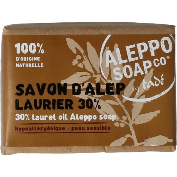 Aleppo Soap Co Zeep 30% laurier (200 Gram)