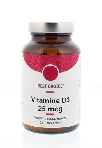 TS Choice Vitamine D3 25mcg (360 Tabletten)