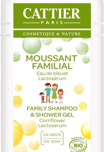 Cattier Family shampoo en showergel (500 Milliliter)