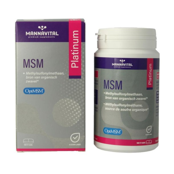 Mannavital MSM Platinum (180 Tabletten)