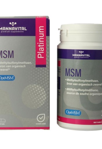 Mannavital MSM Platinum (180 Tabletten)