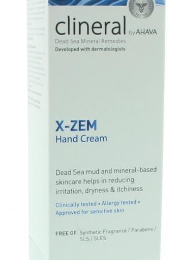 Ahava Clineral x-zem hand cream (125 Milliliter)