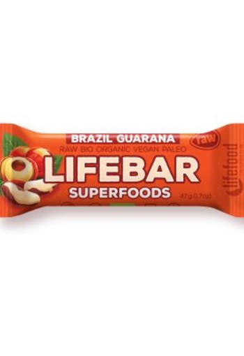 Lifefood Lifebar plus brazil guarana bio (47 Gram)
