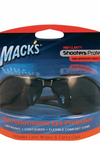 Macks Shooting safety glass smoke (1 Stuks)
