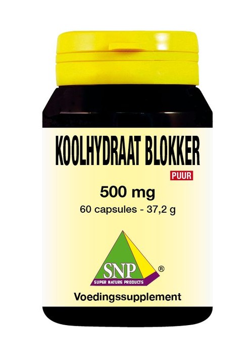SNP Koolhydraat blokker 500mg puur (60 Vegetarische capsules)