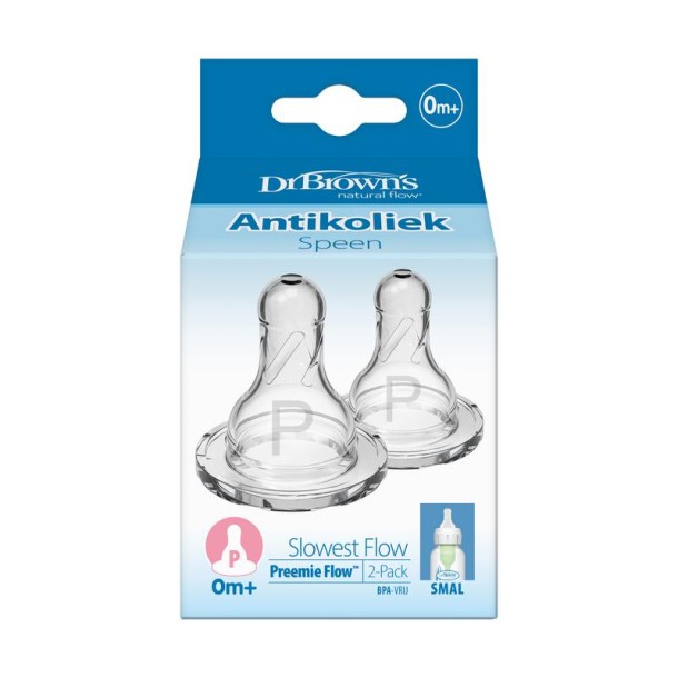Dr Brown's Speen standaard hals fles prematuur (2 Stuks)