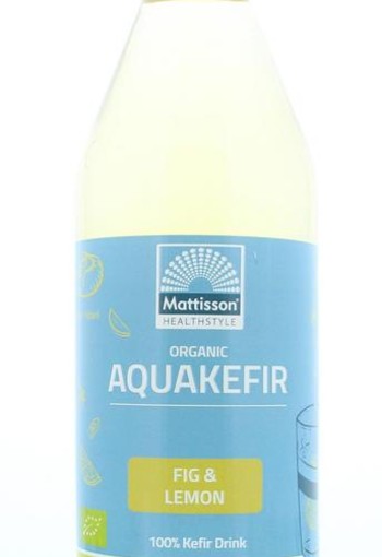 Mattisson Organic aquakefir fig & lemon bio (500 Milliliter)