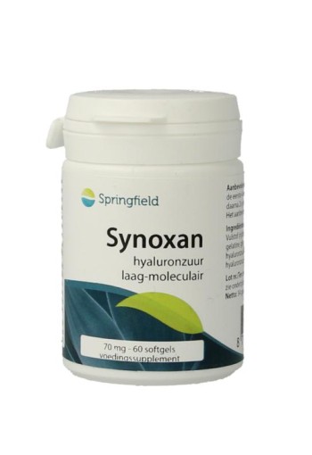 Springfield Synoxan hyaluronzuur low-molec 70 mg (60 Softgels)