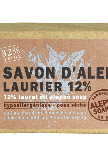 Aleppo Soap Co Aleppo zeep 12% laurier (200 Gram)