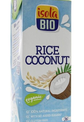 Isola Bio Rijstdrank kokosnoot bio (1 Liter)