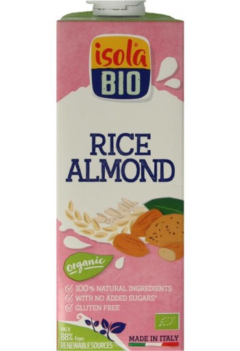 Isola Bio Rijstdrank amandel bio (1 Liter)