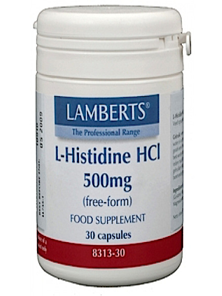 Lamberts L-histidine 500 Mg 30ca