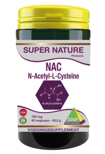 SNP N-acetyl L-cysteine 700mg puur (60 Vegetarische capsules)