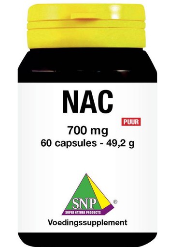 SNP N-acetyl L-cysteine 700mg puur (60 Capsules)