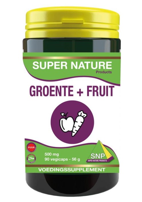 SNP Groente & fruit 500mg puur (90 Vegetarische capsules)
