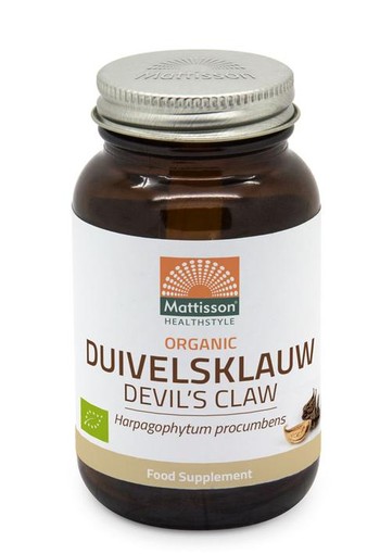 Mattisson Duivelsklauw bio (120 Vegetarische capsules)
