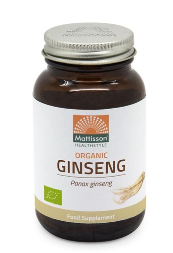 Mattisson Ginseng bio (120 Vegetarische capsules)