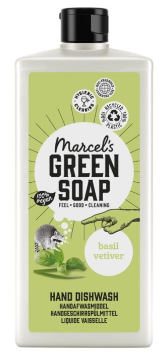 Marcel's GR Soap Afwasmiddel basilicum & vetiver (500 Milliliter)