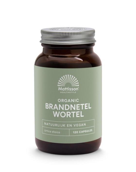Mattisson Brandnetelwortel bio (120 Vegetarische capsules)