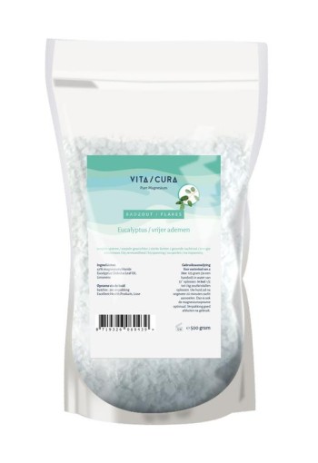 Vitacura Magnesium zout/flakes eucalyptus (500 Gram)