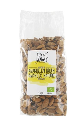 Nice & Nuts Amandelen bruin bio (1 Kilogram)