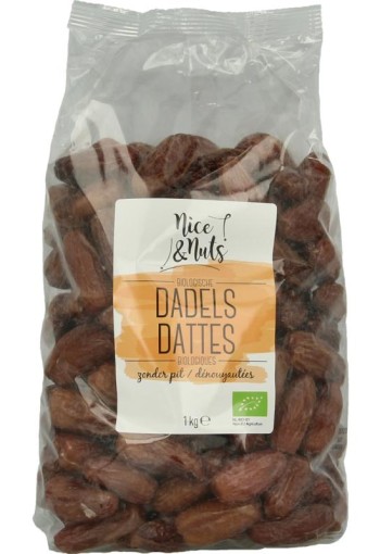 Nice & Nuts Dadels zonder pit bio (1 Kilogram)