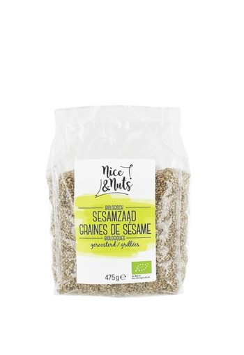 Nice & Nuts Sesamzaad geroosterd bio (475 Gram)