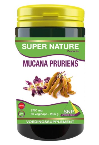 SNP Mucuna pruriens extra forte 3750 mg puur (60 Capsules)