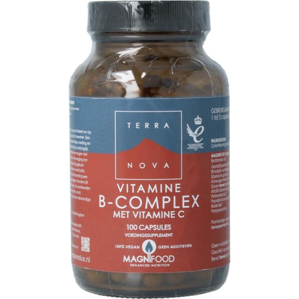 Terranova B Complex vitamine C (100 Vegetarische capsules)