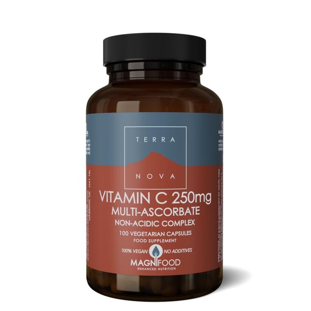 Terranova Vitamine C 250 mg complex (100 Vegetarische capsules)