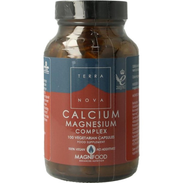 Terranova Calcium magnesium 2:1 complex (100 Vegetarische capsules)
