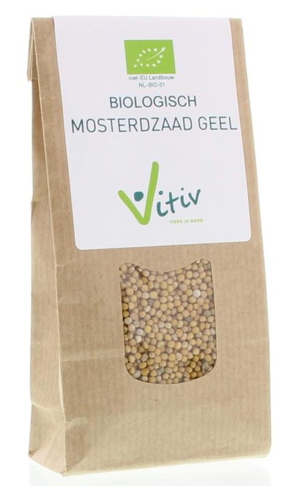 Vitiv Geel mosterdzaad bio (100 Gram)